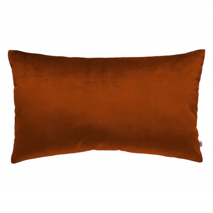 Decoratieve kussensloop 50x60 cm, koperbruin velours