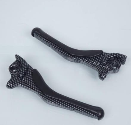 Paire de levier de frein TNT look carbone pour scooter MBK 50 Nitro Neuf