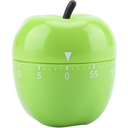 Keuken Mechanische Timer Handmatig Groentevorm Tellers voor Thuis Koken Timing Tool green