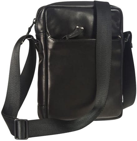 Maverick Lederen schoudertas XS Urban Classic zwart