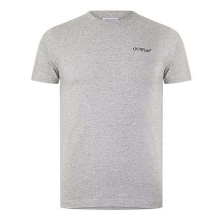 Off White Heren Windy Pijl T-Shirt (Grijs/Zwart)