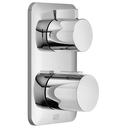 Dornbracht Lissé flush-mounted thermostat with two-way flow control 36426845-00