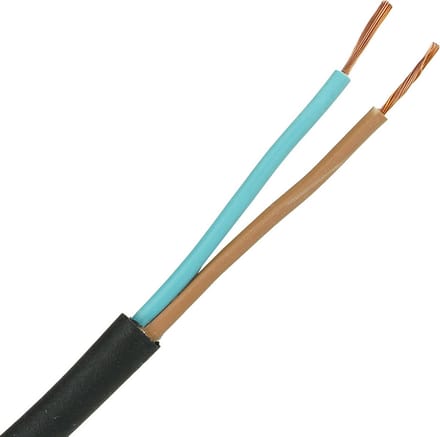 Neopreen kabel H07RN-F 2x1mm² per rol 100 meter