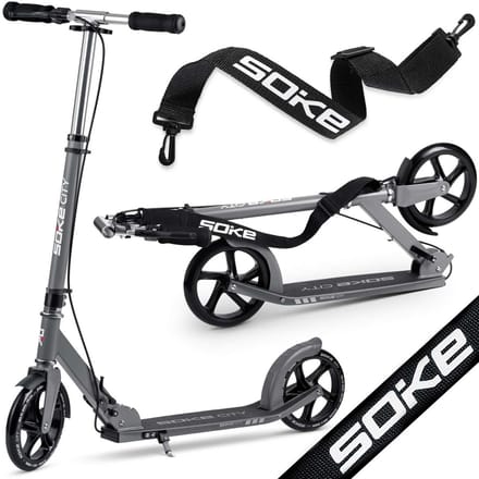 Soke City grijze scooter