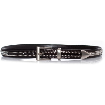 Gianni Versace lakleren riem met strass steentjes