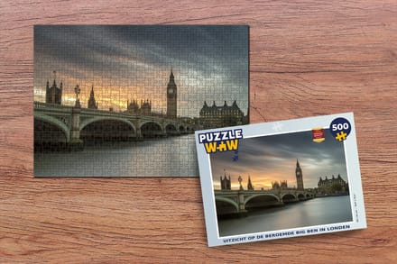 Puzzel Uitzicht op de beroemde Big Ben in Londen - Legpuzzel - Puzzel 500 stukjes