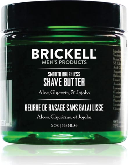 Brickell Smooth Brushless Shave Butter Unscented 148 ml. | Shaving Cream