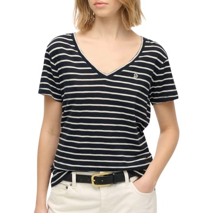 Superdry Studios Slub Embroidered Shirt Dames - Maat 8