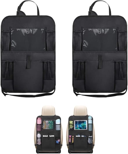 Famanu – 2packs Autostoel Opslag Touch Tablet Houder Achterbank Organizer Auto Accessoires