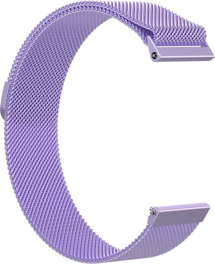 KELERINO. Milanees bandje geschikt voor Fitbit Versa (Lite) - Paars