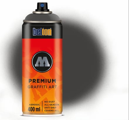 Molotow - Belton Premium 400ml Spray Can Black Grey Neutral