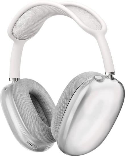 KELERINO. Siliconen Transparant Cover Case geschikt voor Airpods Max - Transparant