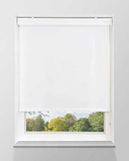 Rolgordijn Lichtdoorlatend - Wit - 40x175cm - Full Colour - Met Cassette