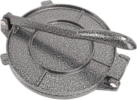 Tortilla Maker - Roti Pers - Flatbreads Maken - Aluminium Legering - 20x16 cm - Grijs