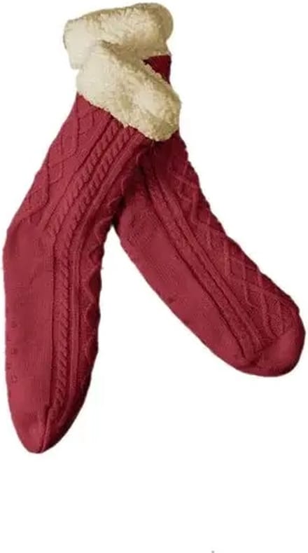 De Witte Lietaer Yamuna Home Socks 35-40 wine red