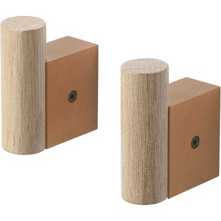 Muuto Attach Kapstokken (Set van 2) - Burnt Orange
