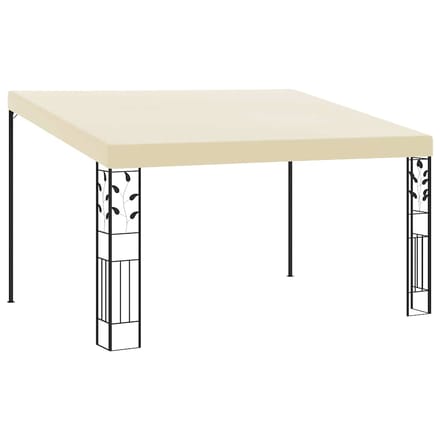 vidaXL - Wandprieel - 4x3x2,5 - m - crème