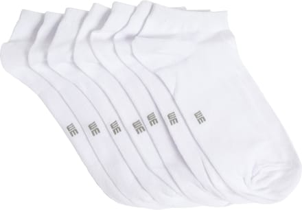 WE Fashion Heren sneakersokken, 7-pack
