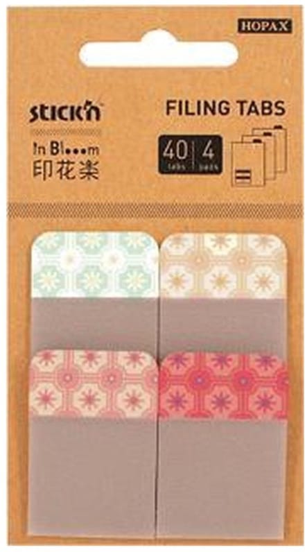 Stick'n Bladwijzer - Index Tabs - 38 x 25 mm - 4x - Gekleurd - Decoratie Tabs - 40 Sticky Tabs