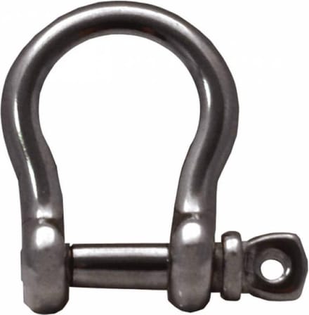 Harp-Sluiting KLUSWIJS. 5 mm. Doorsnee. RVS-A2.