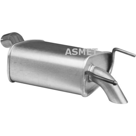 Geluiddemper achter ASMET 05.170