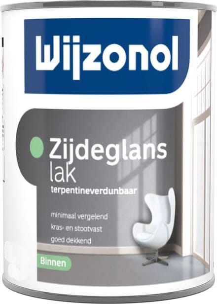 Wijzonol Zijdeglanslak Terpentine 0,5 liter - Kleur