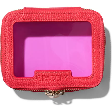 Space NK Mini Travel Bag Flamingo Pink