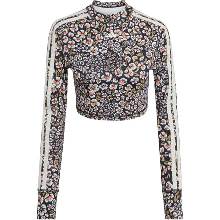 Slim Fit sport-top met bloemmotief
