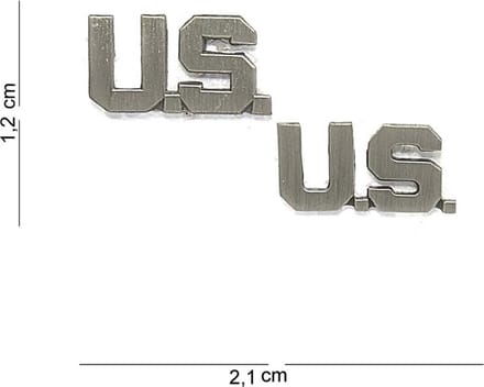 Embleem metaal US insignia set pin