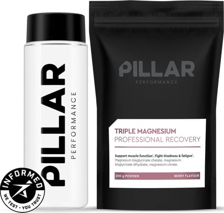 PILLAR Performance Triple Magnesium Berry + Micro shaker (voordeelpakket)