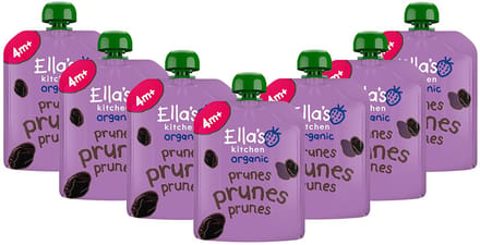 Ella's Kitchen - Biologisch Knijpfruit 4+m Pruimen - 7 x 70 gr - Voordeelverpakking