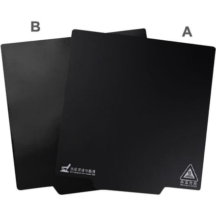 2× Magnetische Bouwoppervlak Plaat Sticker Print Bed Tape Voor Ender 3 Pro/V2 Neo/S1 black