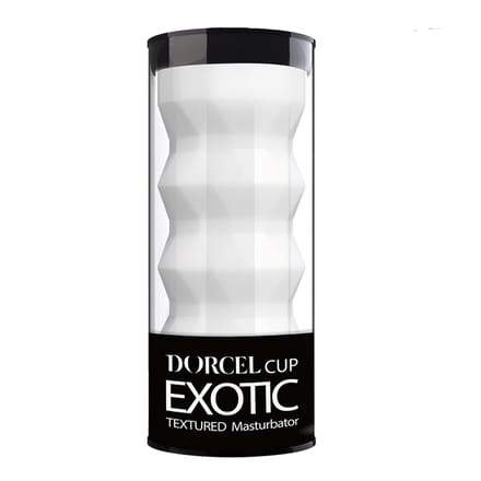 Dorcel - Masturbator Cup met Structuur - Exotic - Wit