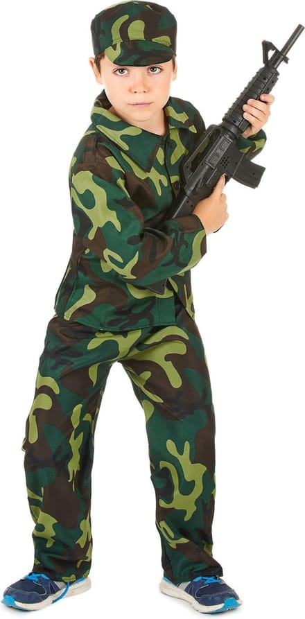Vegaoo - Militaire outfit voor jongens