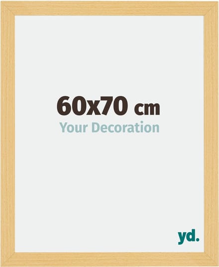 Your Decoration - Fotolijst 60x70 cm - MDF - Beuken Decor - Mura