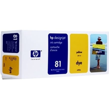 HP C4933A nr. 81 inktcartridge geel (origineel)