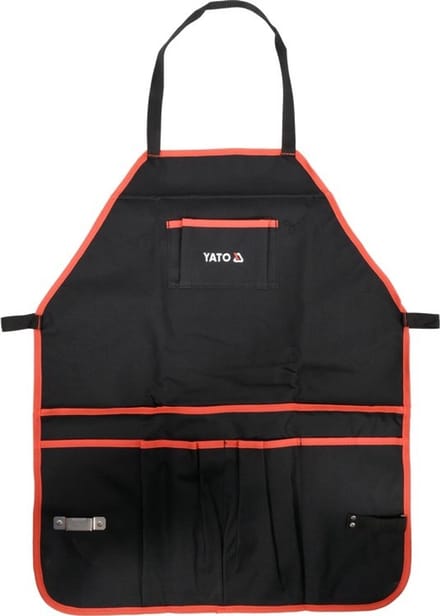 Yato Werkfartuch - Polyester - 69x56 cm - Zwart - Verstelbare Gesp