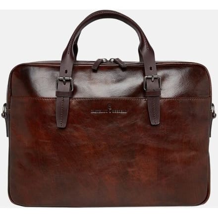 Castelijn en Beerens Castelijn & Beerens Rien laptoptas 15.6 inch cognac