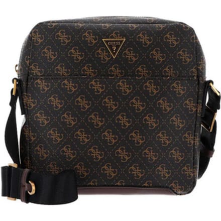 GUESS Schoudertas Torino Top Zip Crossbody Flat Brown / Ochre Donkerbruin