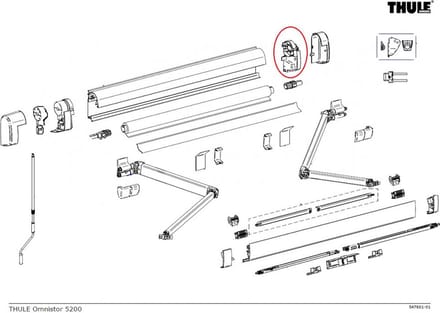 Thule Binnenkap RH 5200