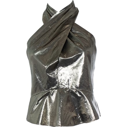 Isabel Marant, metallice haltertop