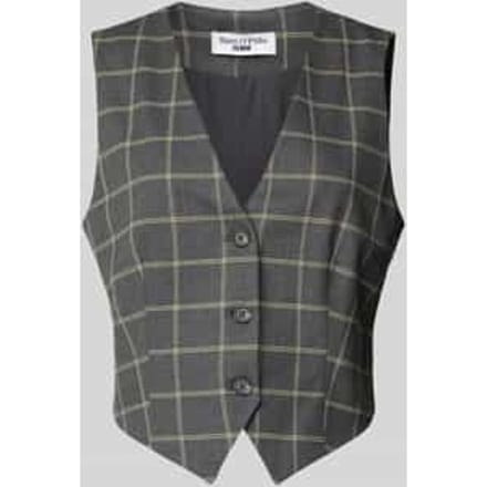 Regular fit gilet met viscose