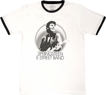 Bruce Springsteen - NYC Heren T-shirt - S - Wit
