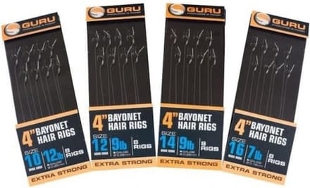 Guru 4 SMWG Bayonet (8 pcs) - Maat : Haak 14 - 0.17mm