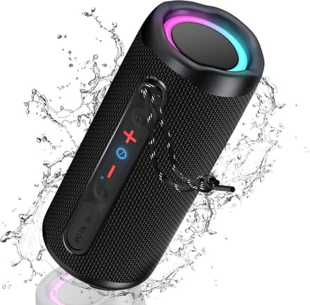 Draagbare Waterdichte Bluetooth Speaker met Licht en Krachtig Stereogeluid