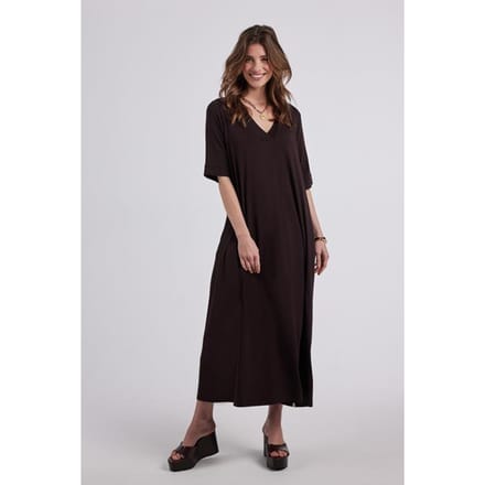 Loose dress Amore Chocolate brown