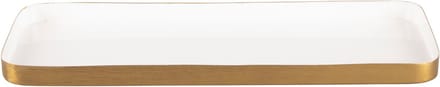 Present Time Dienblad Festive - Wit - 13x2x32 cm - Modern,Scandinavisch