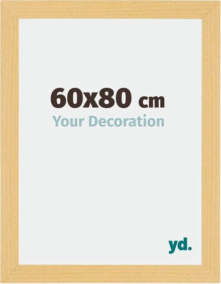 Your Decoration - Fotolijst 60x80 cm - MDF - Beuken Decor - Mura