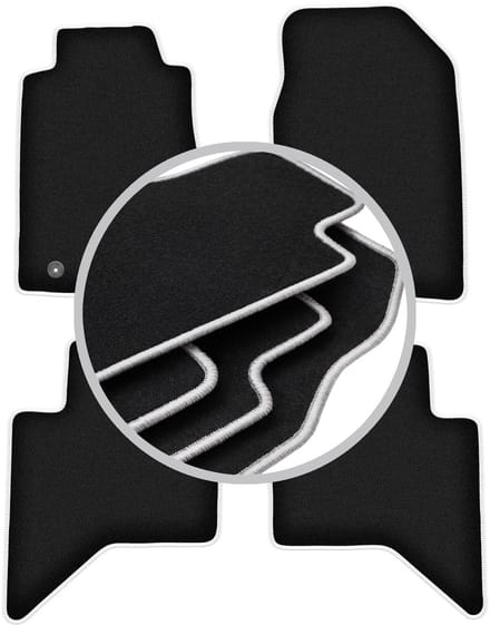 CARLUX-SILVER automatten voor: Isuzu D-MAX II pick-up (2011-)