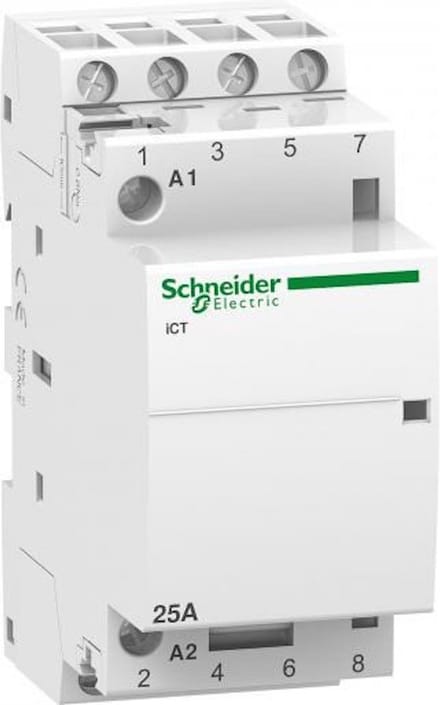 Schneider Electric Ict 25a 4no 24vac 50hz contactor